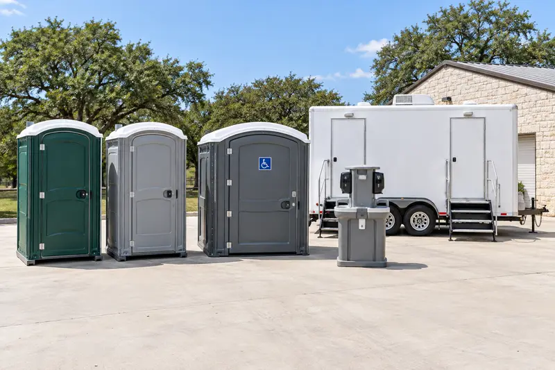 Portable sanitation equipment for work and outdoor gatherings