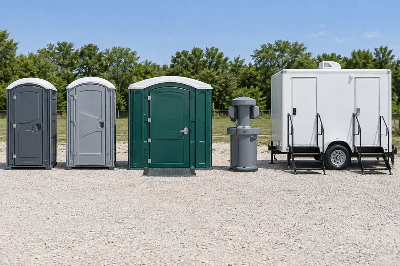 Portable sanitation option for rental planning
